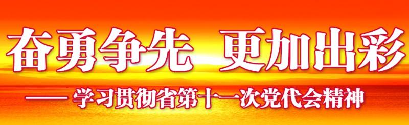 奮勇爭先，更加出彩——學(xué)習(xí)貫徹省第十一次黨代會精神